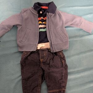 Carter's Navy and Red Baby Outfit